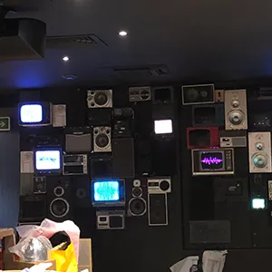 a room filled with lots of different types of electronic equipment